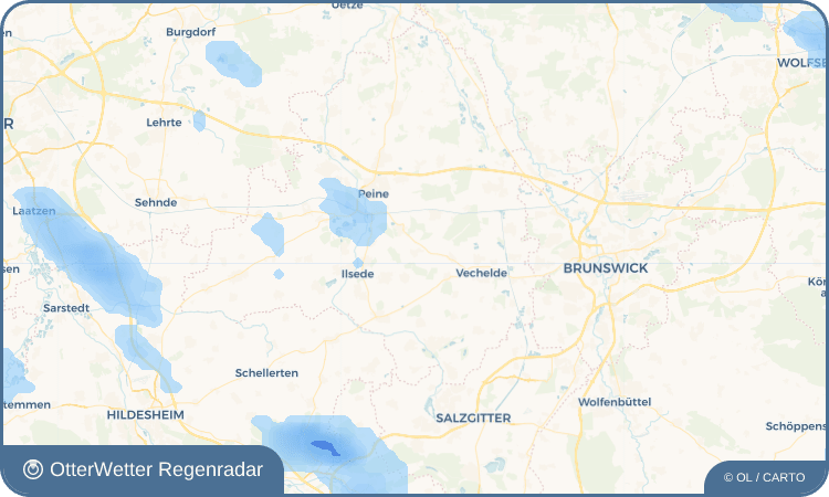 OtterWetter Regenradar-Widget Schmedenstedt