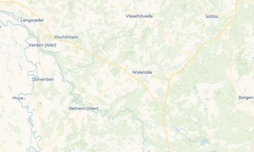 Regenradar Schneeheide: aktuelle Niederschläge in Schneeheide und Umgebung, Stand 19. Oktober 2026 um 23:50 Uhr