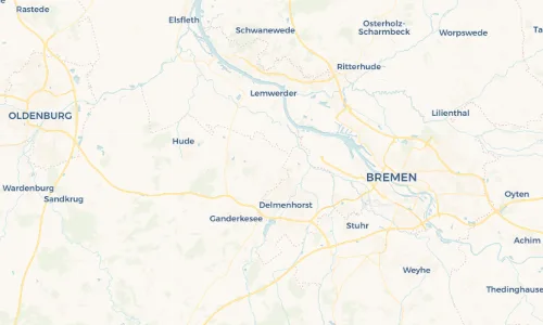 Regenradar Vorschaubild - Aktuelle Niederschläge in Schönemoor und Umgebung
