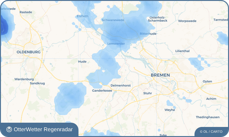 OtterWetter Regenradar-Widget Schönemoor
