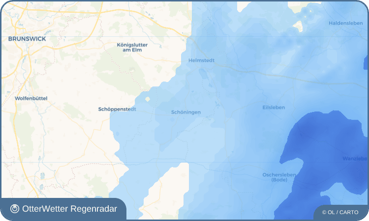 Widget-Vorschau für Schöningen Wetter-Widget-Vorschau mit Vorhersagedaten für Schöningen