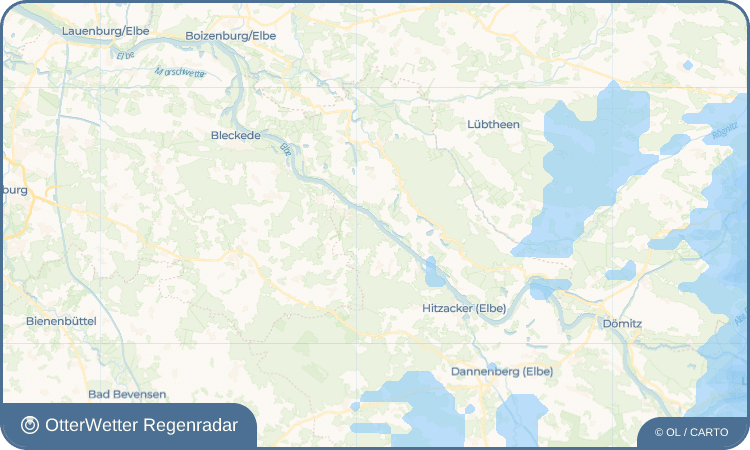 OtterWetter Regenradar-Widget Schutschur