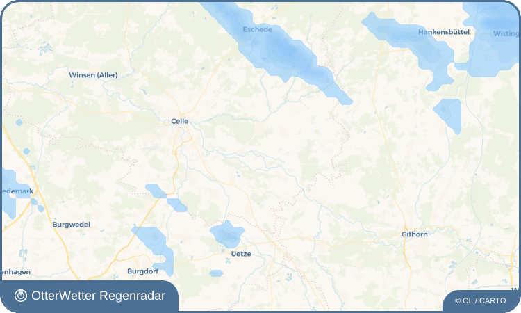 OtterWetter Regenradar-Widget Schwachhausen