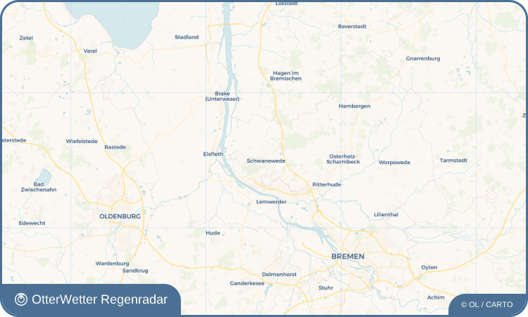 OtterWetter Regenradar-Widget Schwanewede