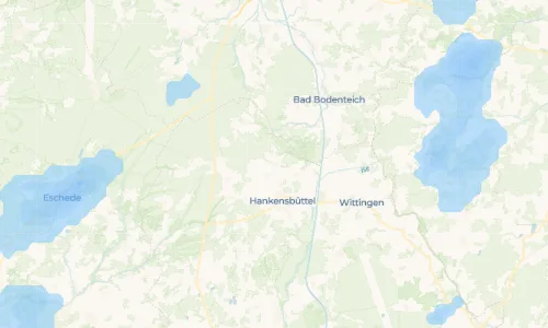 Regenradar Schweimke: aktuelle Niederschläge in Schweimke und Umgebung, Stand 27. Oktober 2026 um 21:55 Uhr