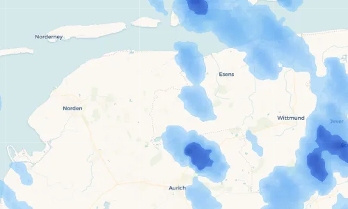 Regenradar Vorschaubild - Aktuelle Niederschläge in Schweindorf und Umgebung