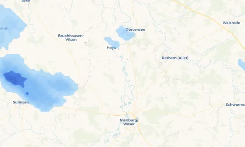 Regenradar Vorschaubild - Aktuelle Niederschläge in Schweringen und Umgebung
