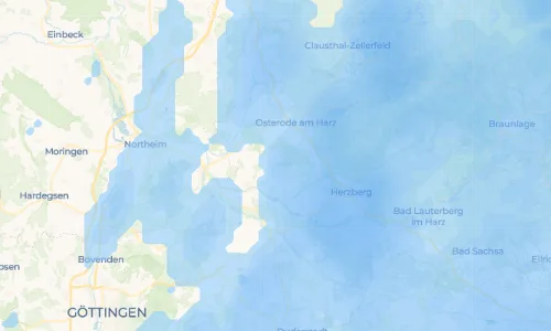Regenradar Vorschaubild - Aktuelle Niederschläge in Schwiegershausen und Umgebung