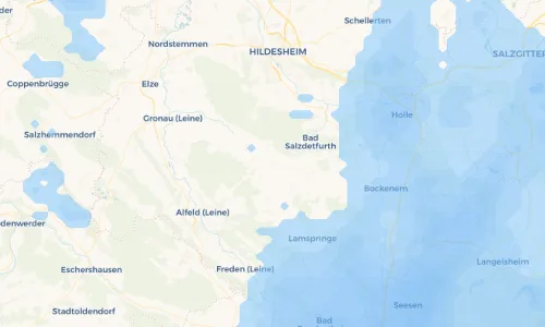 Regenradar Vorschaubild - Aktuelle Niederschläge in Segeste und Umgebung