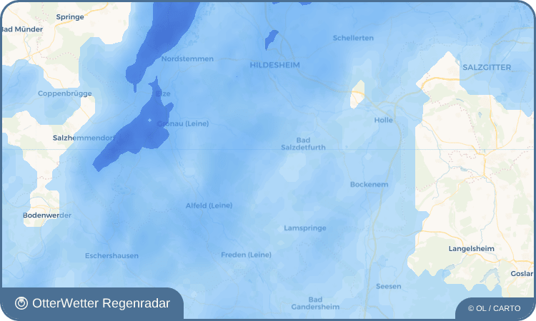Widget-Vorschau für Segeste Wetter-Widget-Vorschau mit Vorhersagedaten für Segeste