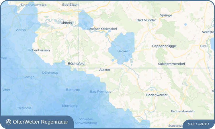 OtterWetter Regenradar-Widget Selxen