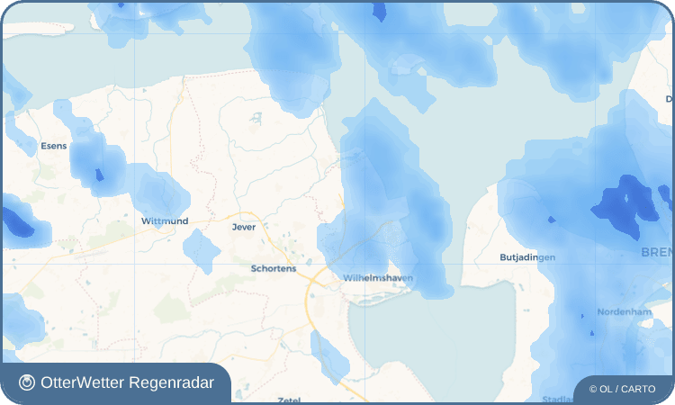 OtterWetter Regenradar-Widget Sengwarden