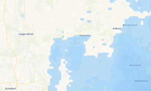 Regenradar Vorschaubild - Aktuelle Niederschläge in Settrup und Umgebung