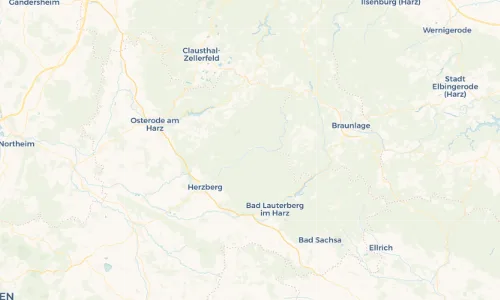 Regenradar Vorschaubild - Aktuelle Niederschläge in Sieber und Umgebung