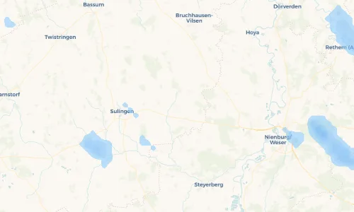 Regenradar Vorschaubild - Aktuelle Niederschläge in Siedenburg und Umgebung
