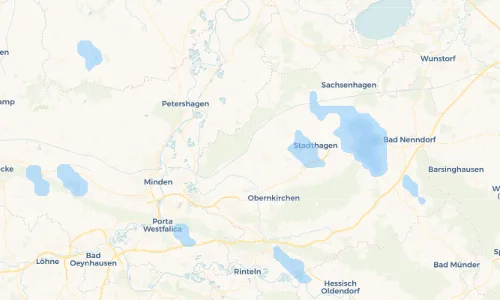 Regenradar Vorschaubild - Aktuelle Niederschläge in Siedlung Baum und Umgebung