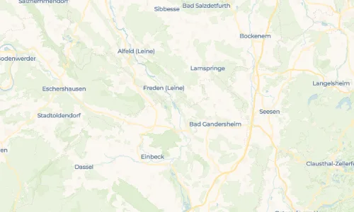 Regenradar Vorschaubild - Aktuelle Niederschläge in Siedlung Leinetal und Umgebung