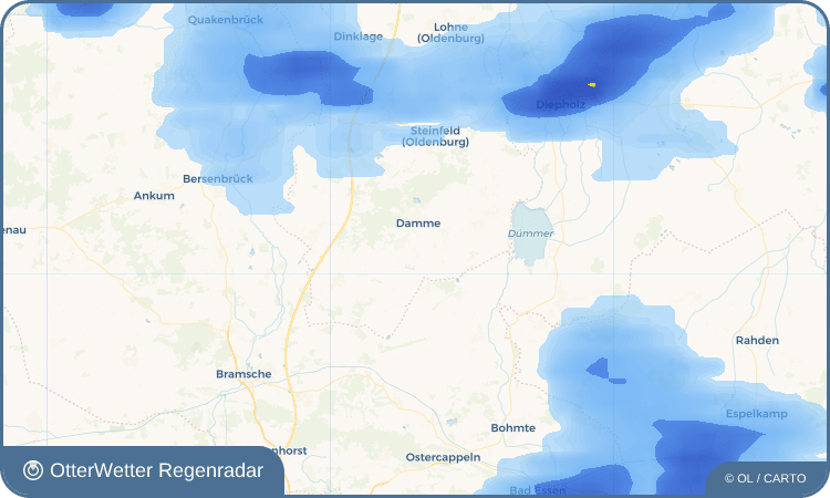 Wetter-Widget-Vorschau mit Vorhersagedaten für Sierhausen