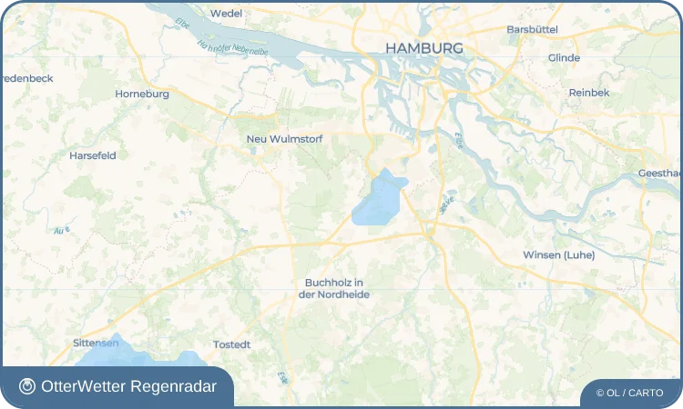 Wetter-Widget-Vorschau mit Vorhersagedaten für Sieversen