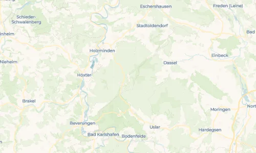 Regenradar Vorschaubild - Aktuelle Niederschläge in Silberborn und Umgebung