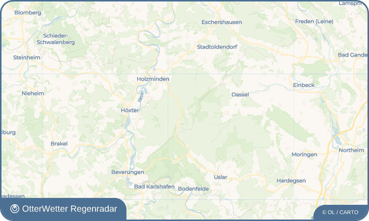 OtterWetter Regenradar-Widget Silberborn