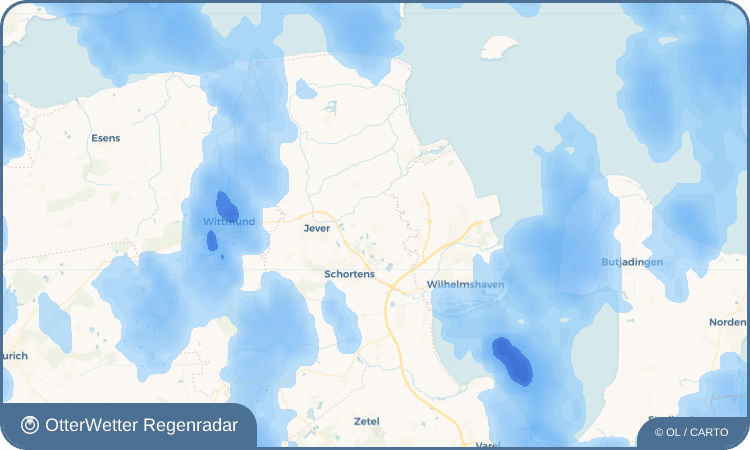 Wetter-Widget-Vorschau mit Vorhersagedaten für Sillenstede