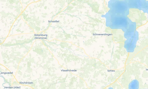 Regenradar-Vorschau: aktuelle Niederschläge in Söhlingen und Umgebung