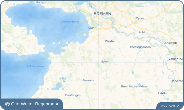 Wetter-Widget-Vorschau mit Vorhersagedaten für Sörhausen