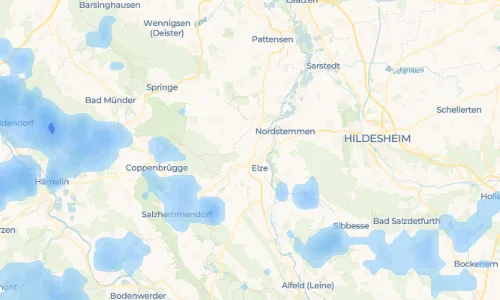 Regenradar Vorschaubild - Aktuelle Niederschläge in Sorsum und Umgebung