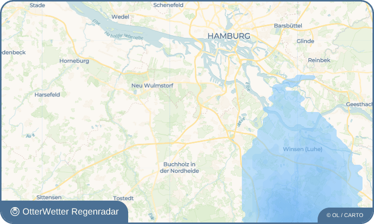 OtterWetter Regenradar-Widget Sottorf