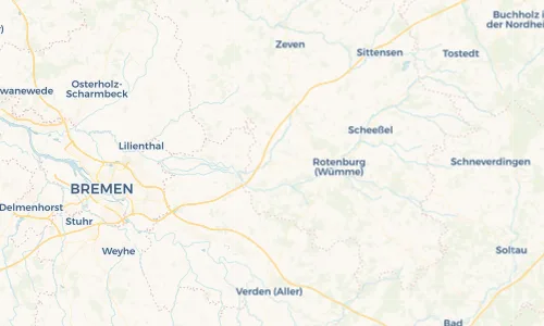 Regenradar Vorschaubild - Aktuelle Niederschläge in Sottrum und Umgebung