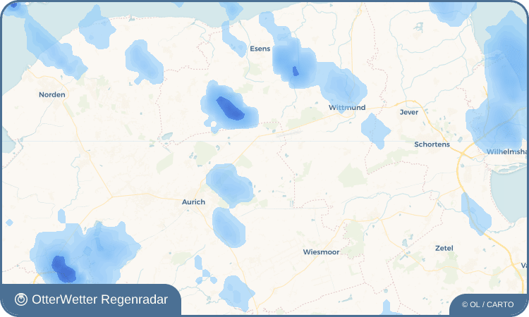 Wetter-Widget-Vorschau mit Vorhersagedaten für Spekendorf