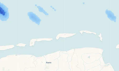 Regenradar Vorschaubild - Aktuelle Niederschläge in Spiekeroog und Umgebung