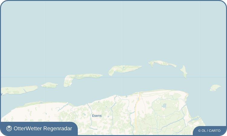 OtterWetter Regenradar-Widget Spiekeroog