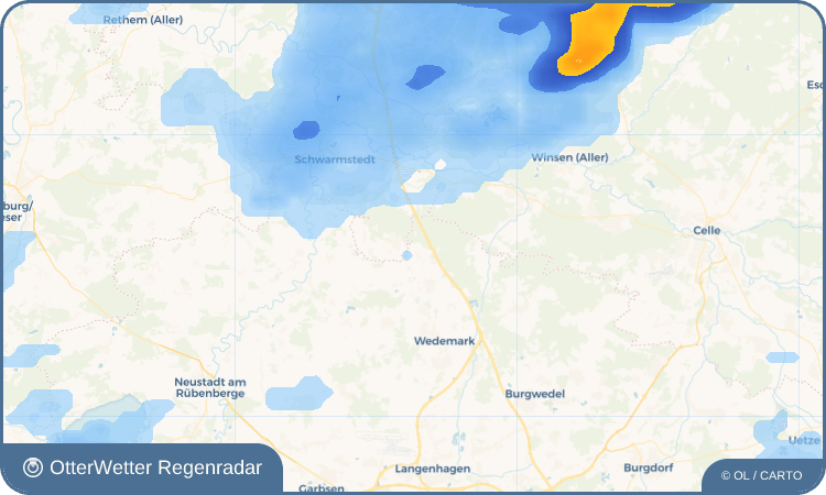 OtterWetter Regenradar-Widget Sprockhof