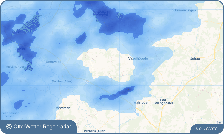 OtterWetter Regenradar-Widget St. Pauli