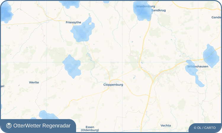 Widget-Vorschau für Staatsforsten Wetter-Widget-Vorschau mit Vorhersagedaten für Staatsforsten