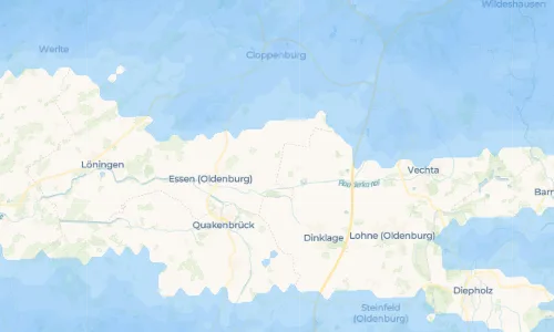 Regenradar Stadtsholte: aktuelle Niederschläge in Stadtsholte und Umgebung, Stand 20. Oktober 2026 um 23:35 Uhr