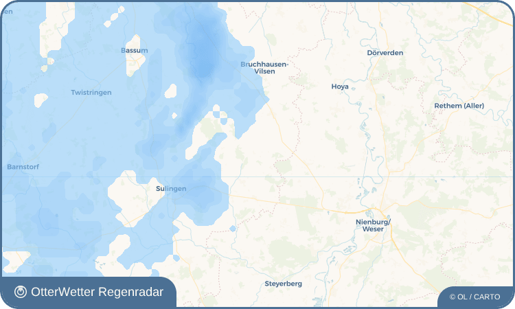 Wetter-Widget-Vorschau mit Vorhersagedaten für Staffhorst