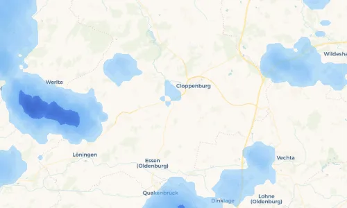 Regenradar Vorschaubild - Aktuelle Niederschläge in Stapelfeld und Umgebung