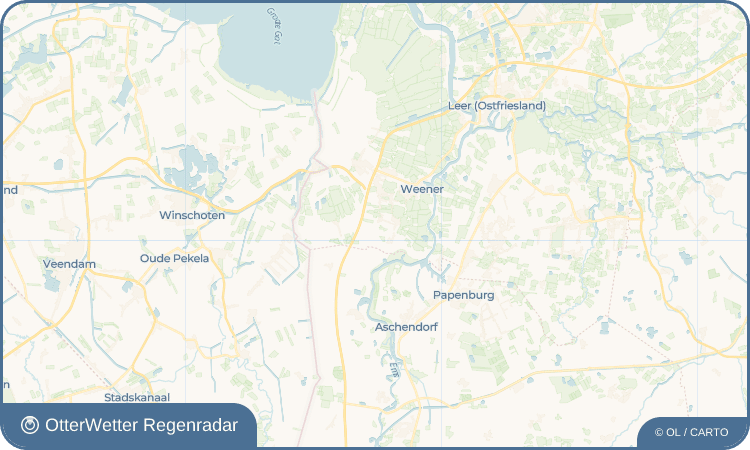 OtterWetter Regenradar-Widget Stapelmoorerheide