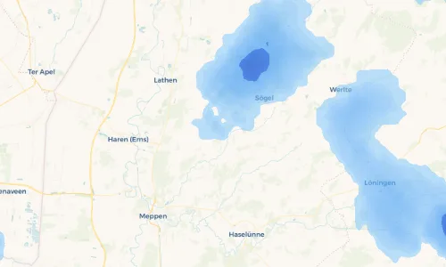 Regenradar Vorschaubild - Aktuelle Niederschläge in Stavern und Umgebung