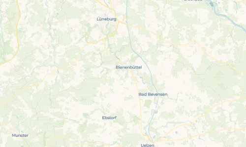 Regenradar Steddorf: aktuelle Niederschläge in Steddorf und Umgebung, Stand 24. Oktober 2026 um 23:55 Uhr