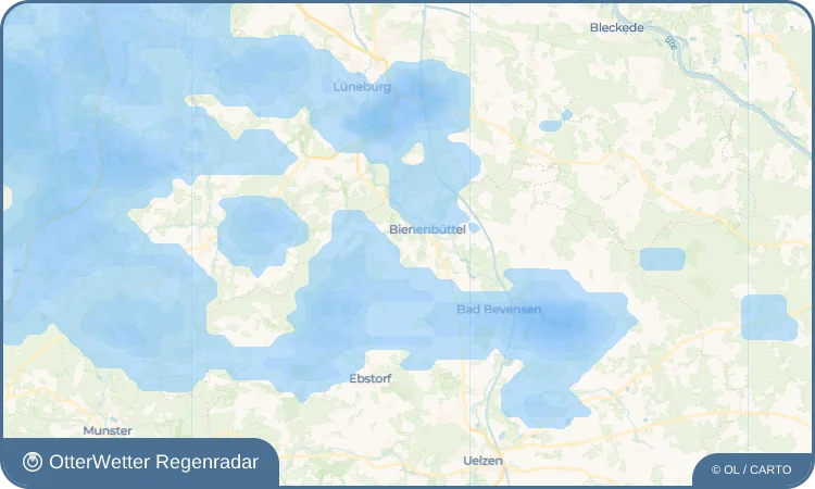 Wetter-Widget-Vorschau mit Vorhersagedaten für Steddorf