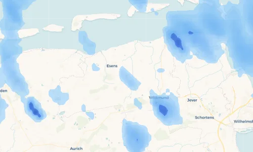 Regenradar Vorschaubild - Aktuelle Niederschläge in Stedesdorf und Umgebung