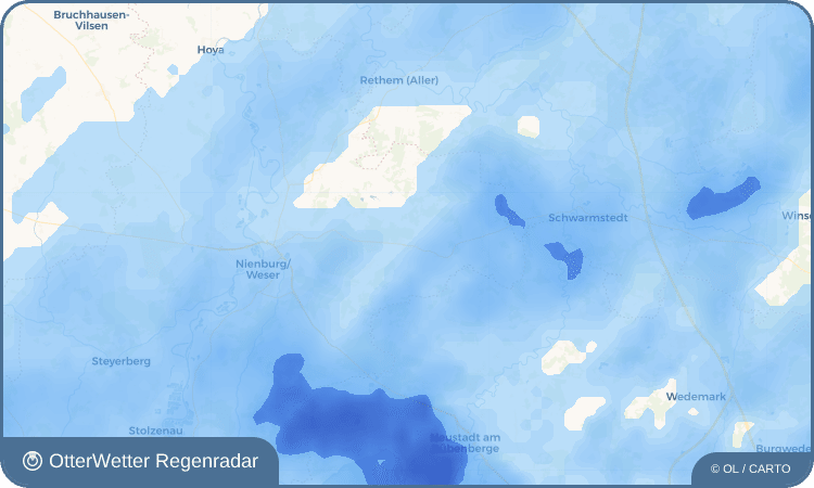 OtterWetter Regenradar-Widget Steimbke