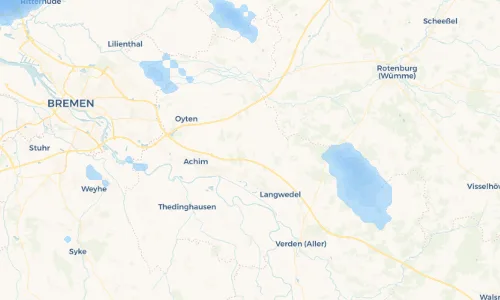 Regenradar Vorschaubild - Aktuelle Niederschläge in Steinberg und Umgebung