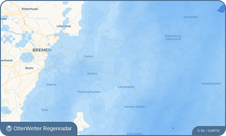 OtterWetter Regenradar-Widget Steinberg
