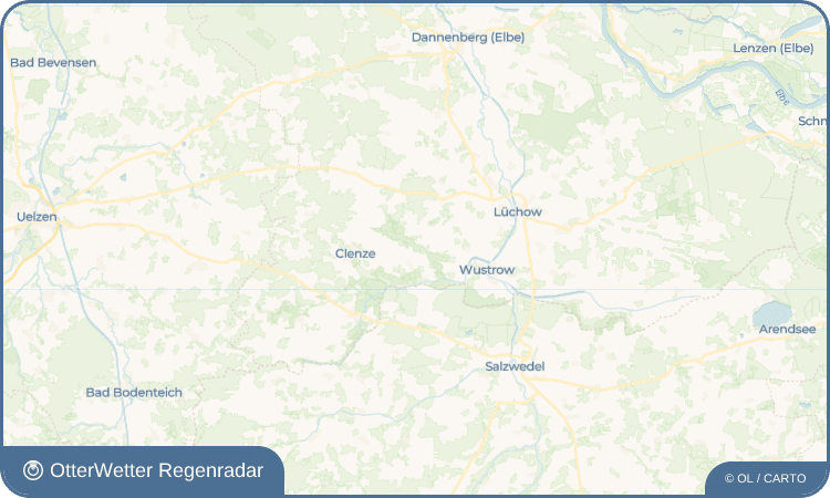 OtterWetter Regenradar-Widget Steine