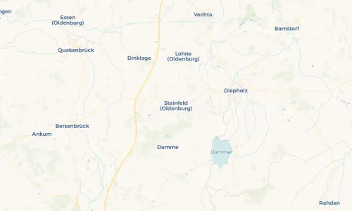 Regenradar Vorschaubild - Aktuelle Niederschläge in Steinfeld (Oldenburg) und Umgebung